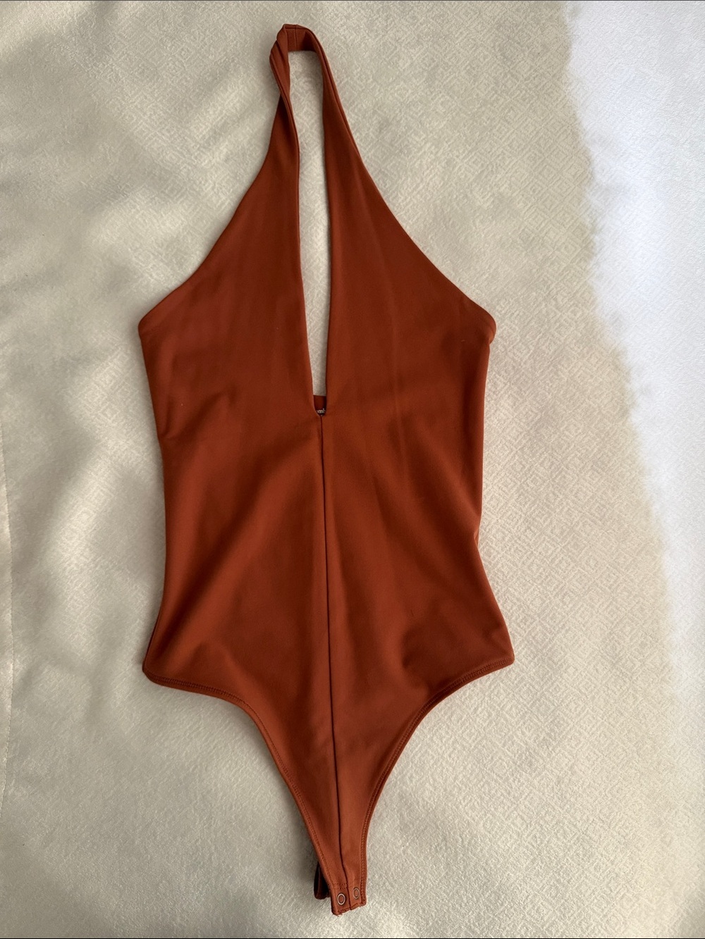 Abercrombie & Fitch Rust Halter Bodysuit